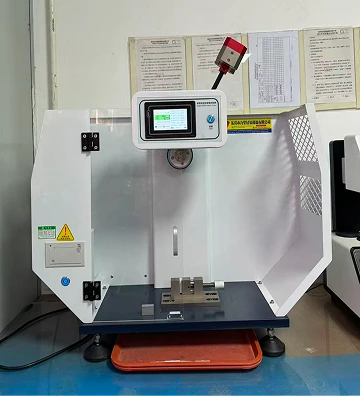 Cantilever beam impact tester